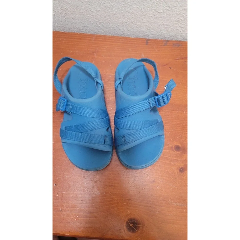 CHACO KIDS BLUE CHILLOS SPORT SLIP ON ADJUSTABLE CASUAL SANDALS SIZE‎ 4